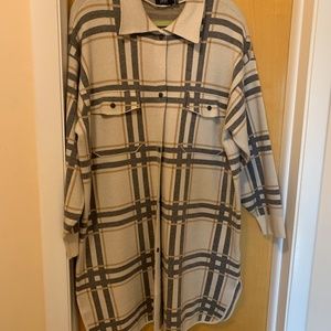 Comfy, soft tunic length jacket